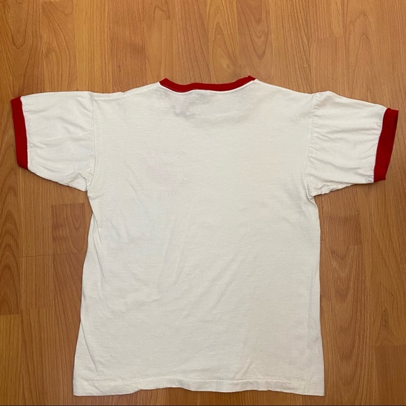 Vintage Champion Men’s Marines 1st FSSG 100 Mile Club Ringer T-Shirt Medium - Picture 4 of 6